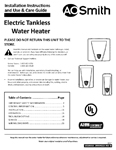Tankless Electric 2-4 Chamber 100306524 Owners Manual