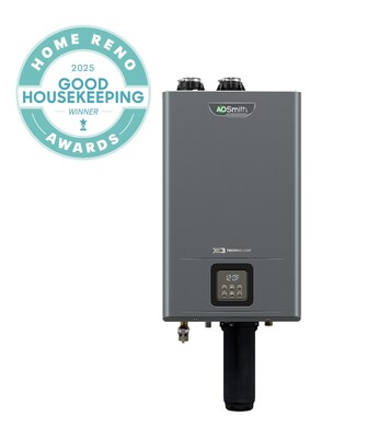 A. O. Smith Tankless Water Heater Selected as a Good Housekeeping 2025 Home Reno Award Winner